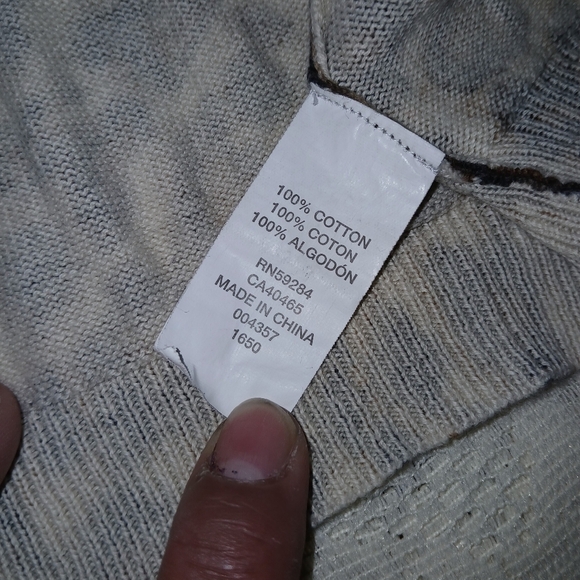 est. 1989 Place Cheetah Print Button Down Cardigan Sweater Size Large - Picture 4 of 10